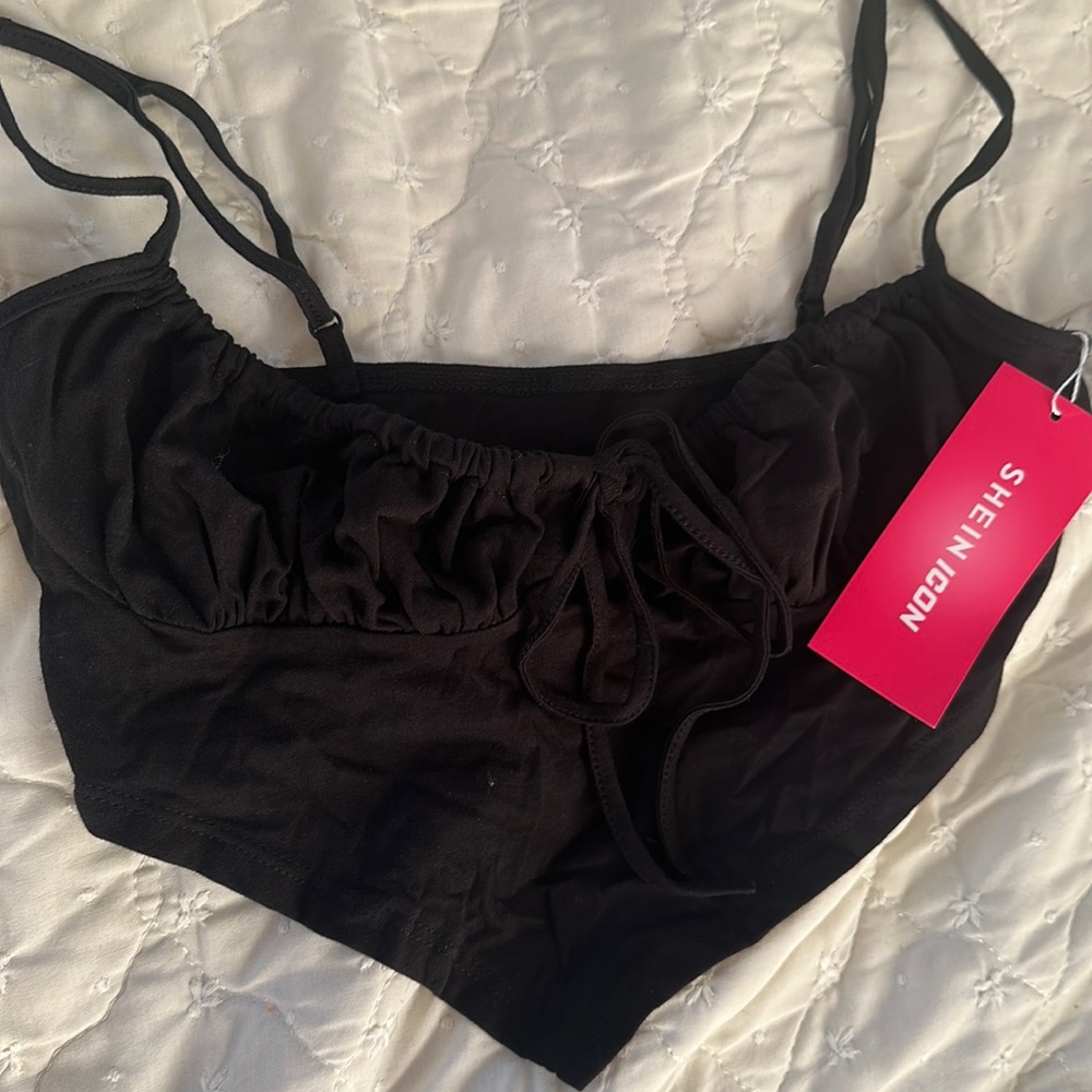 Black Crop Top